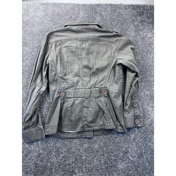 Cabi Womens Military Style Button-Up Jacket Medium Army Green - Picture 9 of 9
